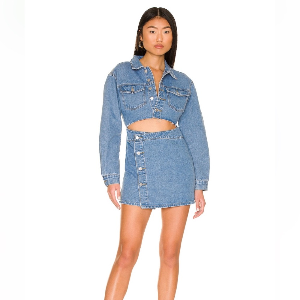 REVOLVE Superdown Mika Button Front Dress